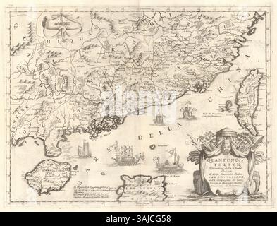 This historical map, created by Vincenzo Coronelli in 1686, depicts the ...