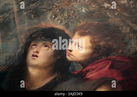 Lamentation over the Dead Christ Peter Candid Stock Photo - Alamy