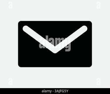 Envelope Icon Postal Mail Sign Letter Symbol Email Graphic Message Artwork Post Contact Communication Correspondence Vector Document Newsletter Spam Stock Vector