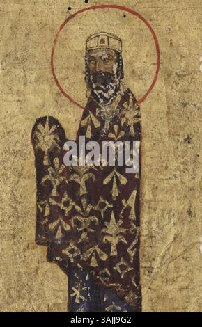 This 12th-century Greek icon represents a significant example of ...