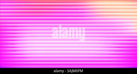 Texture featuring vibrant gradient shades with bright, smooth, fluted vertical lines. Bold and dynamic futuristic neon design seamlessly blending Stock Vector