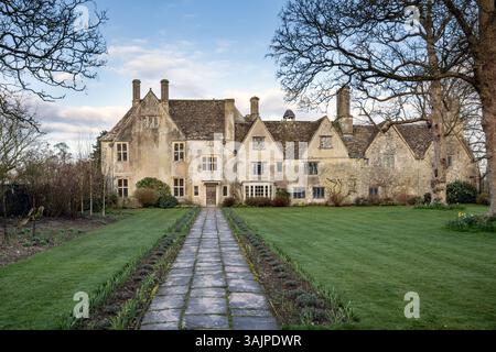 Avebury Manor & Garden, a Grade I listed early 16th-century manor house in Wiltshire, England Stock Photo