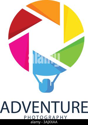 Adventure  Photography Logo Vectors Stock Vector