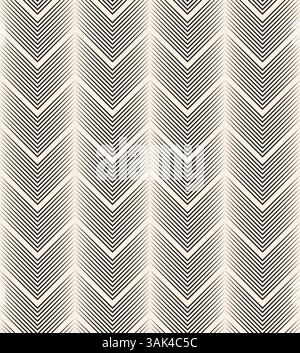 Thin lines corners simple abstract seamless pattern. Black beige geometric pattern. Stock Vector