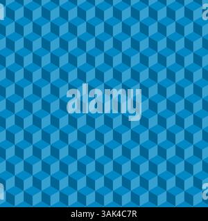 Abstract vector isometric 3D cubes background Stock Vector