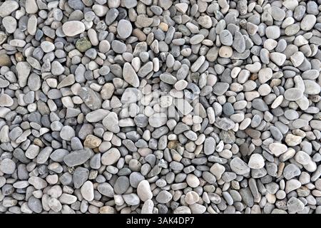 Texture, background with many small pebbles. Stock Photo