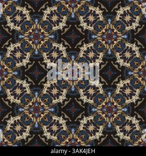 Abstract and geometric shape ornament . seamless repeat pattern. Stock Photo