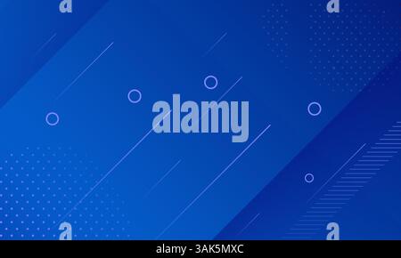 Blue stripes converging at the top point Stock Vector