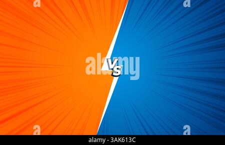 Comic book vs template background classic pop art style Stock Vector