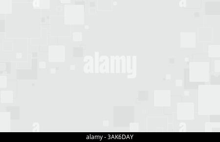 Abstract white square embossed surface background Stock Vector