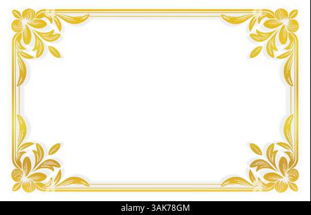 Minimalist Decorative border Stock Vector