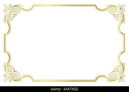 Minimalist Decorative border Stock Vector