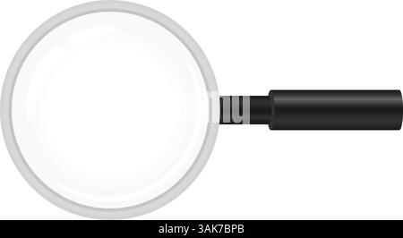 Magnifying glass loupe icon set vector Stock Vector