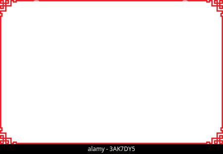 Minimalist Decorative border Stock Vector