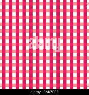 Seamless Blue and White Checkered Pattern – Vector Background for Textile, Graphic Design, and Digital Use Stock Vector