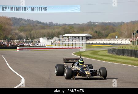 Photo F1: Lotus 97T D'Ayrton Senna, GP D'Europe Brands Hatch 1985