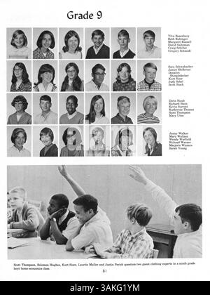 The University High School yearbook for 1967, Bisbila, highlights the