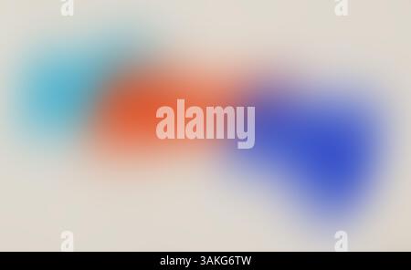 retro gradient background with blue and orange grain texture .business technology digital communication template, artificial intelligence  element, Stock Photo