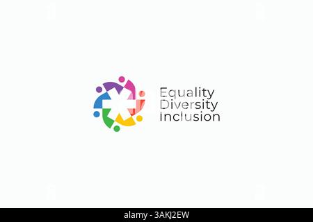 Equality Diversity Inclusion Logo Issue Human Rights Group Community Social Respect Sign Symbol Stock Vector