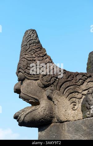Kala Headjava Gargoyle in Borobudur Temple in Central Java, Indonesia Stock Photo - Alamy