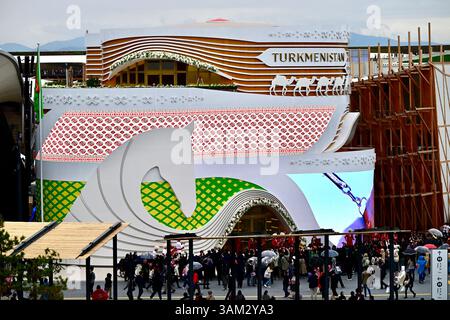 OSAKA, JAPAN - APRIL 13, 2025 - KOREA Pavilion at Osaka World Expo 2025