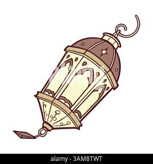 Beautiful Ramadan Lantern Vector Stock Vector
