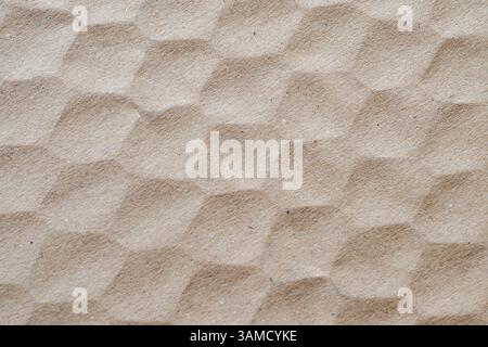 Packaging cardboard paper with structural pattern Stock Photo