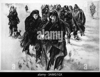 German Troops in Winter White Camouflage on the Eastern Front 1944 ...