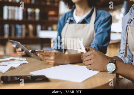 Problems in small business during coronavirus quarantine Stock Photo