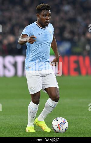 Olimpico Stadium, Rome, Italy - Fisayo Dele-Bashiru of SS Lazio during ...