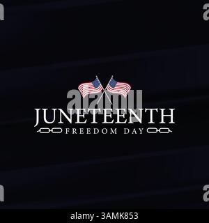 Embracing Juneteenth Celebrating the Promise of Equality Stock Vector