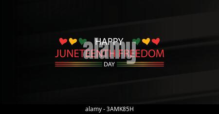 June 19th Remembering the Legacy of Juneteenth Freedom Day Stock Vector