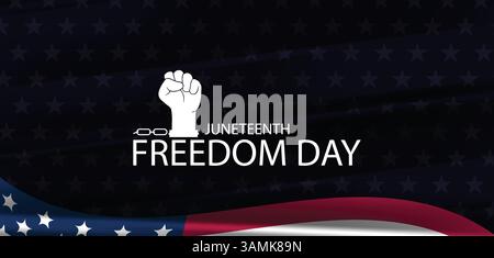 Juneteenth Freedom Day A Time to Honor African American History Stock Vector