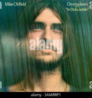 Mike Oldfield - Ommadawn - Vintage vinyl album cover Stock Photo