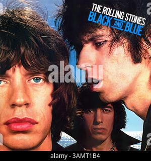 The Rolling Stones-Black and Blue - Vintage vinyl record cover Stock Photo