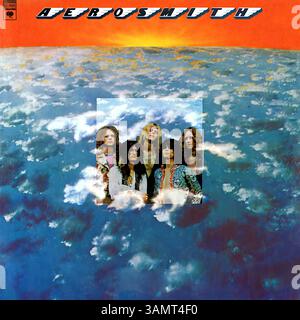 Aerosmith - Aerosmith - Vintage vinyl record cover Stock Photo