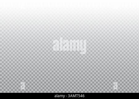 Top white gradient. Bottom dark blend. Transparent light shading. Vector transition effect. Stock Vector