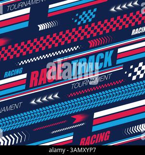 Sport colourful racing lines decal Stock Vector