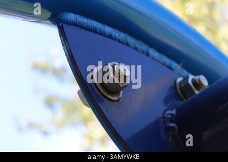 close up of a bolt in a playgroup game Stock Photo