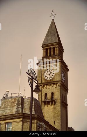Exterior of Chorley Town Hall Stock Photo