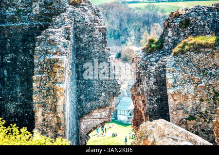 Gateway to Corfe castle, Dorset, UK Stock Photo