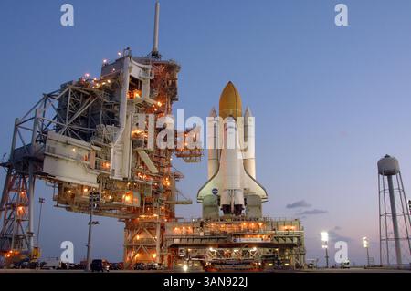 The image from the STS-80 mission showcases the Space Shuttle Columbia ...
