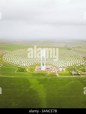 Solar power plant, Sanlucar la Mayor, Seville, Spain Stock Photo - Alamy