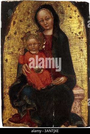 This Renaissance artwork depicts the Madonna and Child, reflecting ...