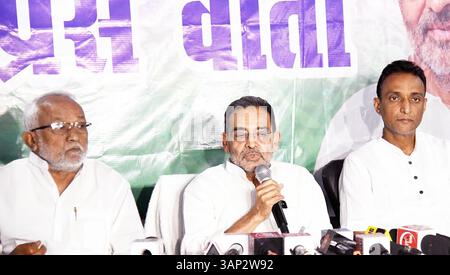 PATNA, INDIA - APRIL 15: Rashtriya Lok Morcha national president
