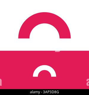 Modern Style Letter N logo Design Stock Vector