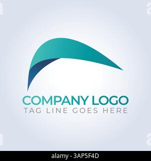 Company Identity Logo Template, Unique Color Theme, Abstract background Stock Vector