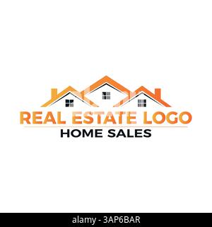 Modern Real Estate Logo Design Vector | Professional House & Property Branding Template. Stock Vector