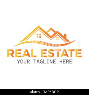 Modern Real Estate Logo Design Vector | Professional House & Property Branding Template. Stock Vector
