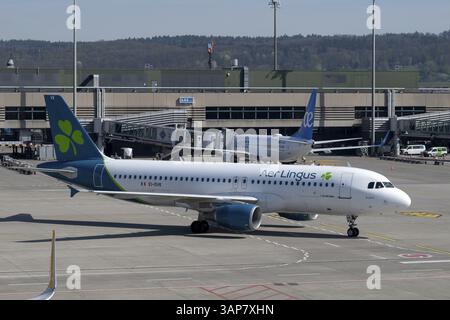 Aer Lingus aircraft, EI-DVK, Airbus A320-200 Stock Photo
